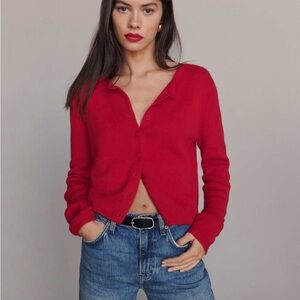 Reformation Red Women's Cardigan